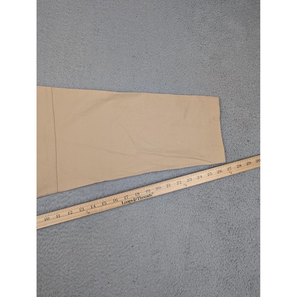 Lauren Ralph Lauren Pants Womens 20W Tan Stretch Slim Leg Zip Pockets Ankle - Picture 10 of 12